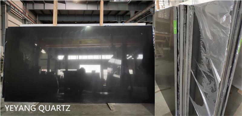 Black Quartz Slab