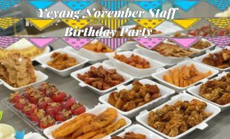 Meleg novemberi születésnapi összejövetel Yeyang Stone-nál