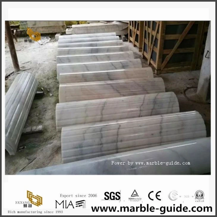 Guangxi White Marble Column