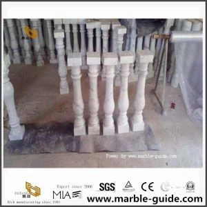 Bianco White Marble Baluster szálloda lépcsőkhöz, irodaházakhoz, bár dekorációhoz