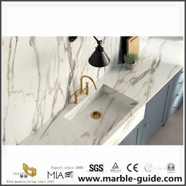 Calacatta arany márvány a belsőépítészethez