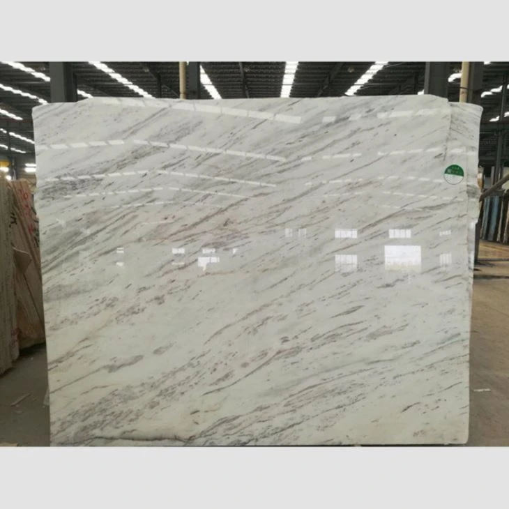 Polished Tesla White Marble Slabs